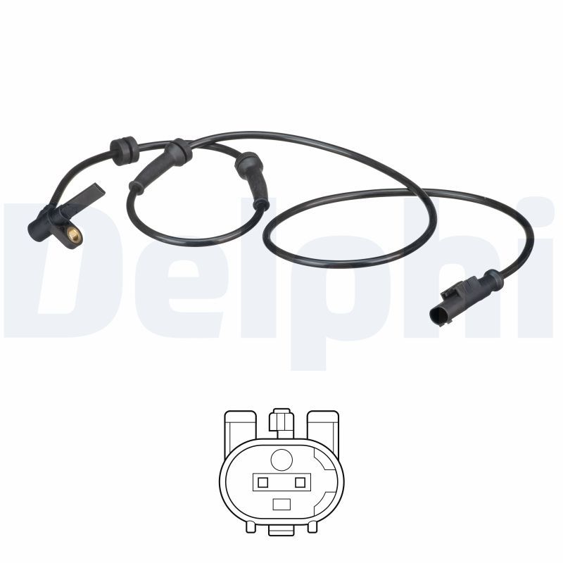 ss20578 Delphi Датчик ABS для Fiat Punto