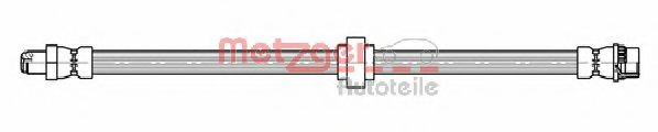 4112149 Metzger Гальмівний шланг для Renault Espace