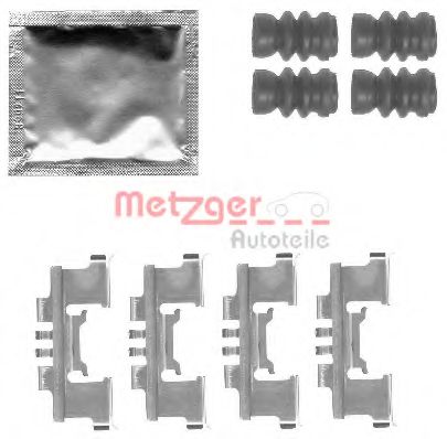 109-1812 Metzger Компоненти дискових гальмівних колодок