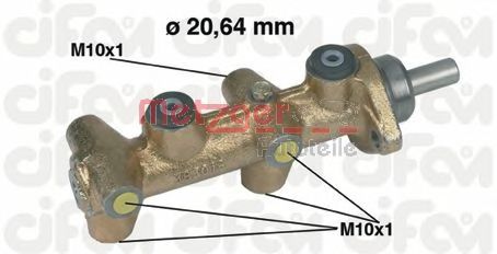 202-040 Metzger Головний гальмівний циліндр