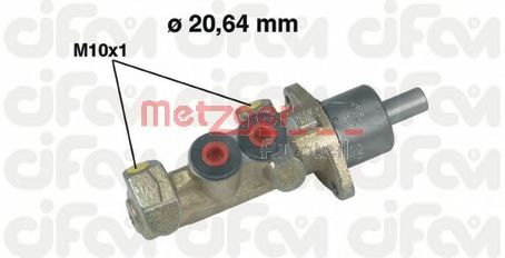 202-242 Metzger Головний гальмівний циліндр