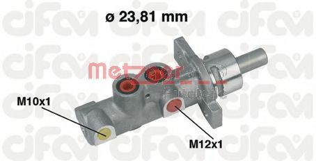 202-358 Metzger Главный тормозной цилиндр