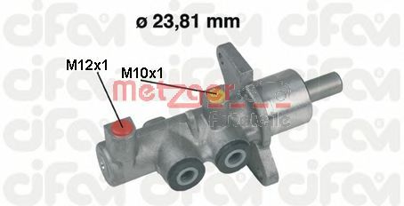 202-379 Metzger Головний гальмівний циліндр