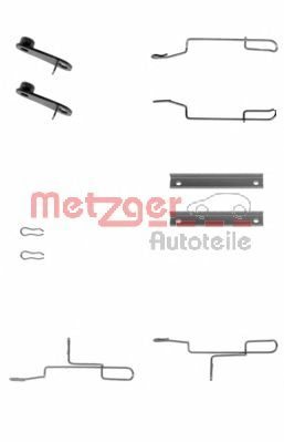109-1188 Metzger Компоненти дискових гальмівних колодок
