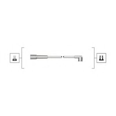 941319170005 Magneti Marelli Комплект дротів запалювання
