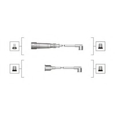 941319170023 Magneti Marelli Комплект дротів запалювання