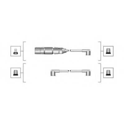 941319170071 Magneti Marelli Комплект дротів запалювання