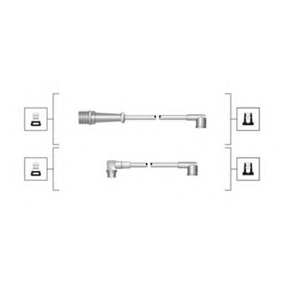 941319170090 Magneti Marelli Комплект дротів запалювання