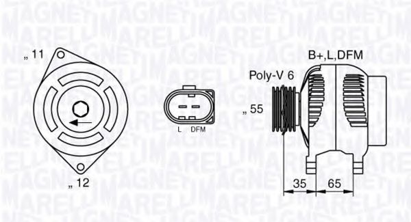 063377014010 Magneti Marelli Генератор
