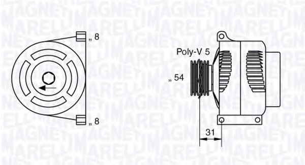 063377426010 Magneti Marelli Генератор