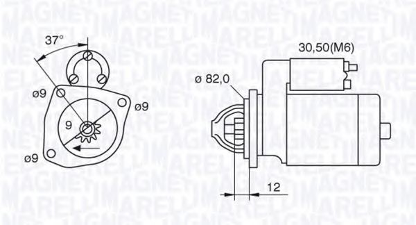 063521082040 Magneti Marelli Стартер