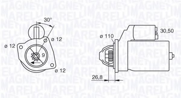 063216896010 Magneti Marelli Стартер для Iveco Daily II