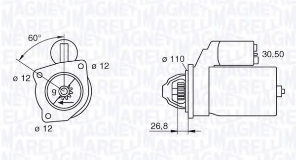 063217226010 Magneti Marelli Стартер
