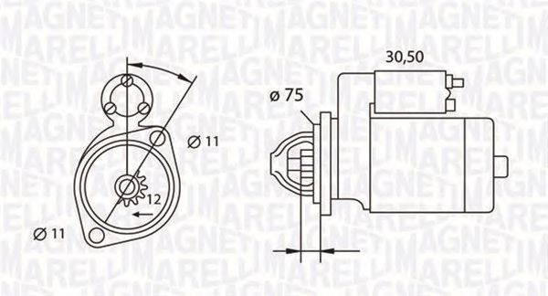 063523627010 Magneti Marelli Стартер