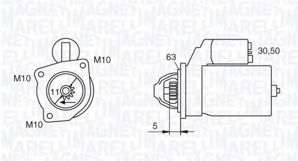 063280036010 Magneti Marelli Стартер