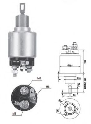 940113050558 Magneti Marelli Тягове реле стартера