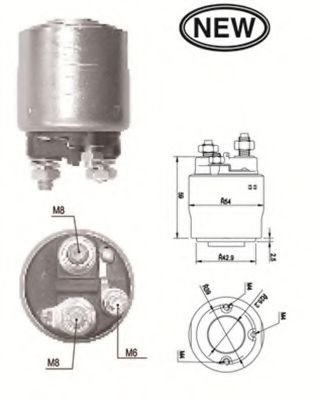 940113050562 Magneti Marelli Тяговое реле стартера