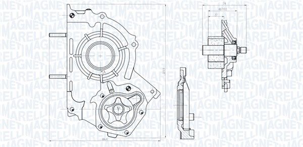 351516000147 Magneti Marelli Оливний насос