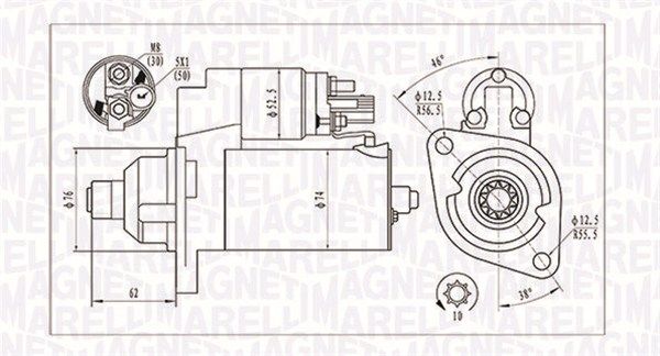 063721323010 Magneti Marelli Стартер