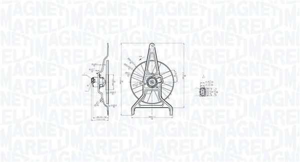 069422867010 Magneti Marelli Вентилятор системи охолодження двигуна