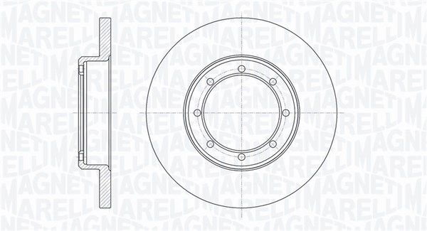361302040731 Magneti Marelli Гальмівний диск