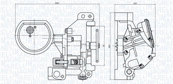 351516000131 Magneti Marelli Масляный насос
