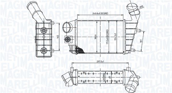 351319204460 Magneti Marelli Интеркулер
