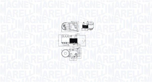 350300004200 Magneti Marelli Оливний радіатор двигуна