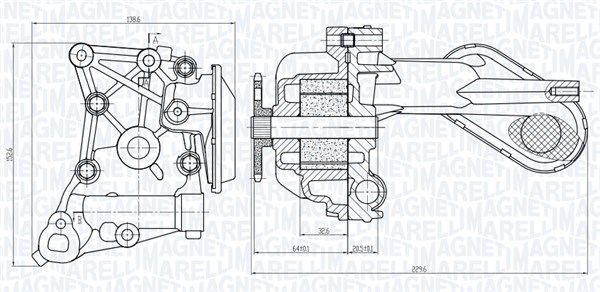351516000125 Magneti Marelli Оливний насос