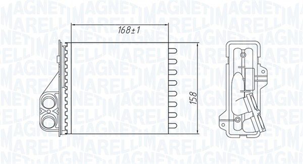 350218479000 Magneti Marelli Радиатор печки