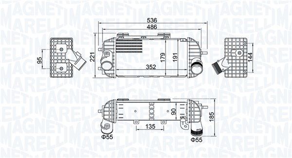 351319205760 Magneti Marelli Интеркулер