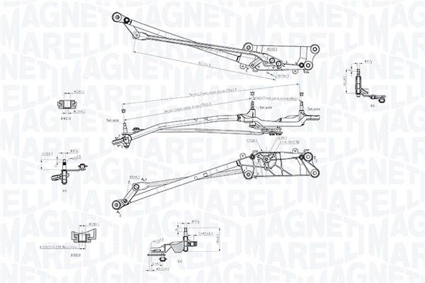 085570758010 Magneti Marelli Трапеція склоочисника
