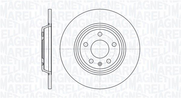 361302040349 Magneti Marelli Тормозной диск