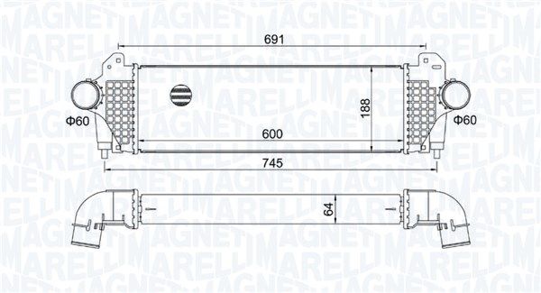 351319205740 Magneti Marelli Интеркулер