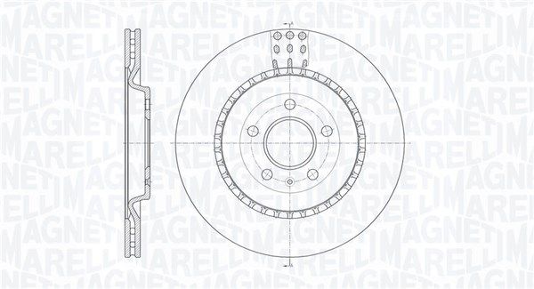 361302040776 Magneti Marelli Тормозной диск