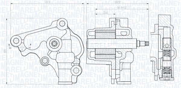 351516000138 Magneti Marelli Масляный насос