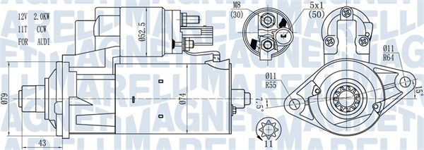 063721584010 Magneti Marelli Стартер
