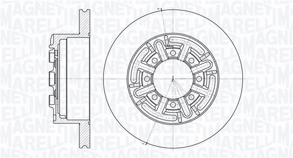 361302040159 Magneti Marelli Тормозной диск