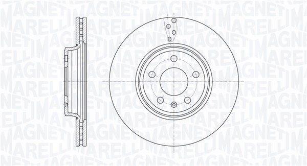 361302040580 Magneti Marelli Тормозной диск