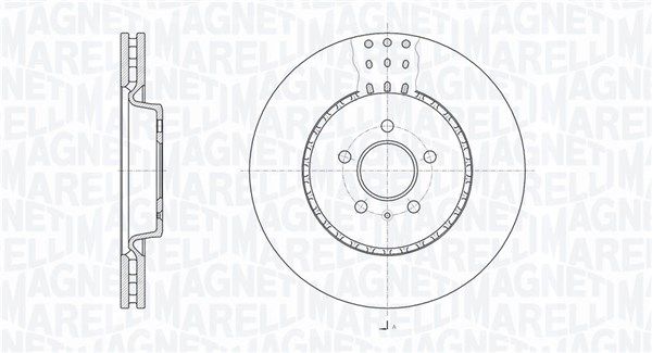 361302040777 Magneti Marelli Тормозной диск
