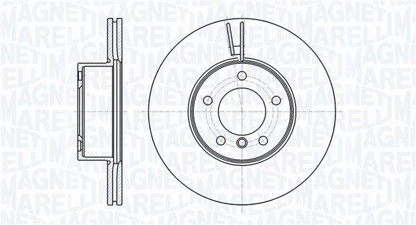 361302040600 Magneti Marelli Тормозной диск