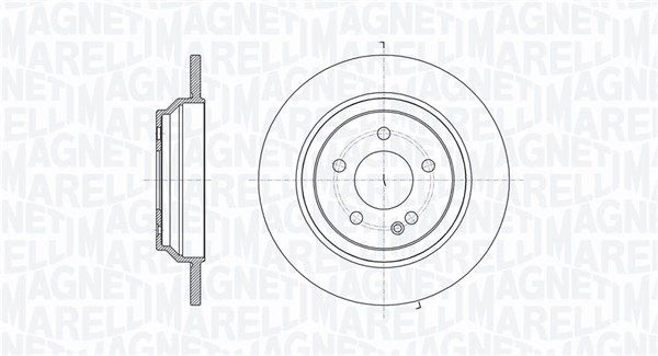361302040715 Magneti Marelli Гальмівний диск