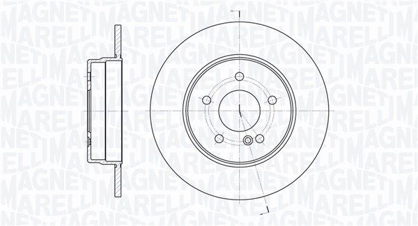 361302040249 Magneti Marelli Тормозной диск